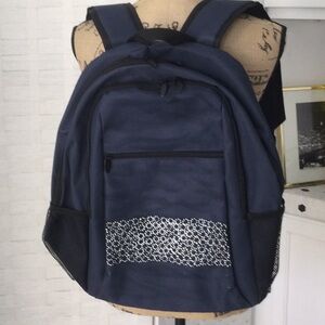 Stylish Navy Backpack NWOT